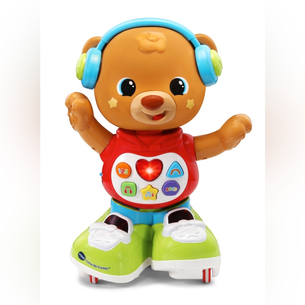 Interactive Musical Bear Toy with Lights and Sounds